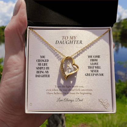 C120 - You Made Me A Better Man Simply By Giving Me The Honor Of Being Your Dad - Forever Love Necklace