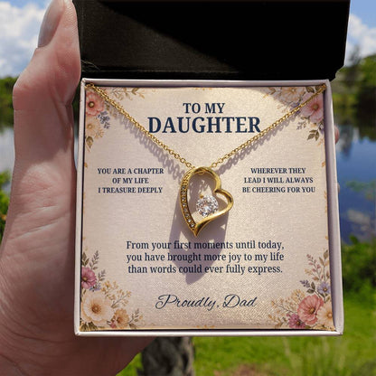 C62 - You Are The Beautiful Chapter Of My Life I Will Always Read With Pride - Forever Love Necklace