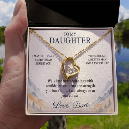 C99 - The Greatest Gift Life Gave Me Was The Chance To Love You As Your Dad - Forever Love Necklace