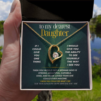 S249 - If I Could Give You One Thing – Forever Love Necklace From Dad