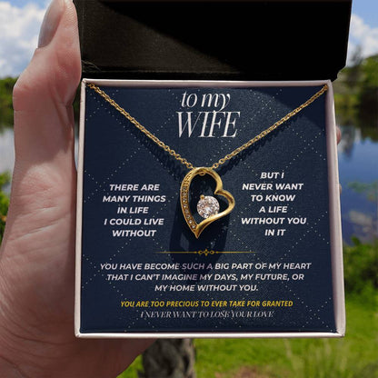 S103 - You’re The Love I Never Want To Lose – Forever Love Necklace From Husband