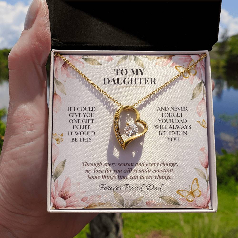 C103 - If I Could Give You One Gift It Would Be To See Yourself Through My Eyes - Forever Love Necklace