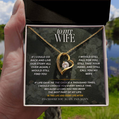 S76 - I’d Choose You Again And Again – Forever Love Necklace From Husband