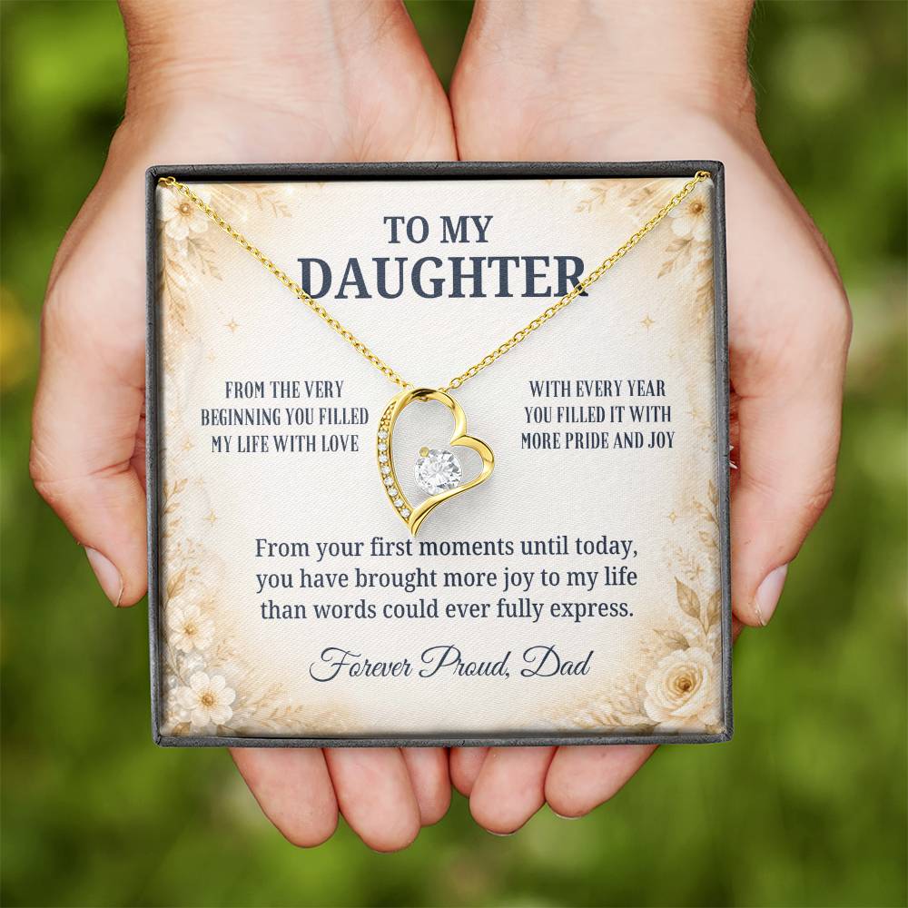 C6 - From The Very Beginning You Filled My Life With Love Pride And Joy - Forever Love Necklace