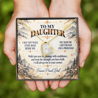 C399 - The Greatest Gift Life Gave Me Was The Chance To Love You As Your Dad - Forever Love Necklace