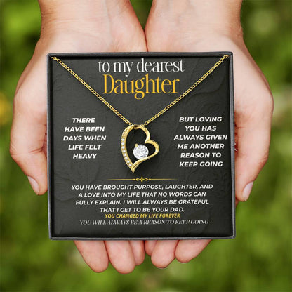 S229 - You Are My Reason To Keep Going – Forever Love Necklace From Dad