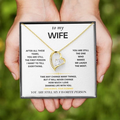 S19 - Still My Favorite Person – Forever Love Necklace From Husband