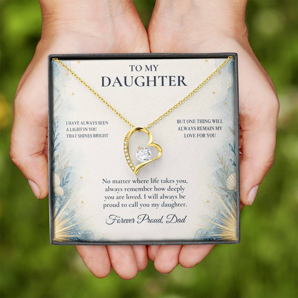 C71 - I Hope You Always See The Light In Yourself That I Have Seen Since The Beginning - Forever Love Necklace