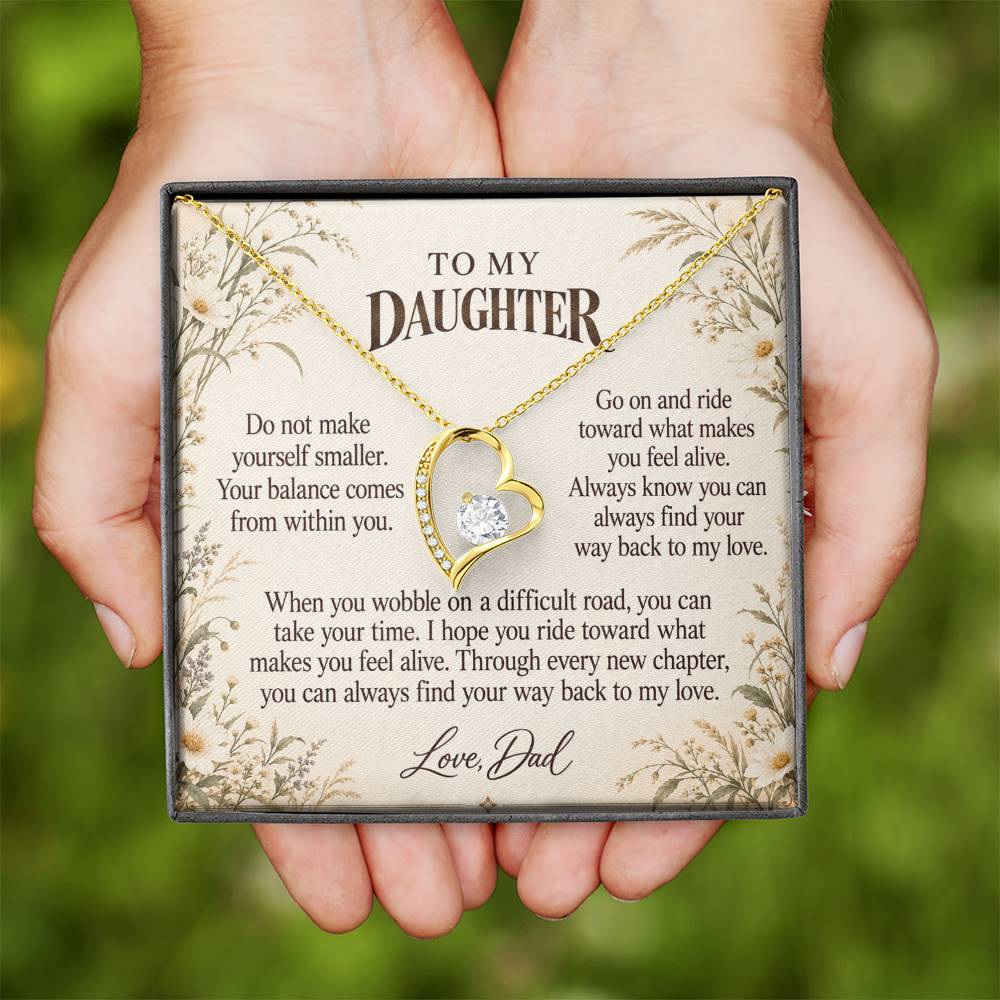 C522 - The Bicycle I Let Go And A Promise To Carry Into New Chapters - Forever Love Necklace