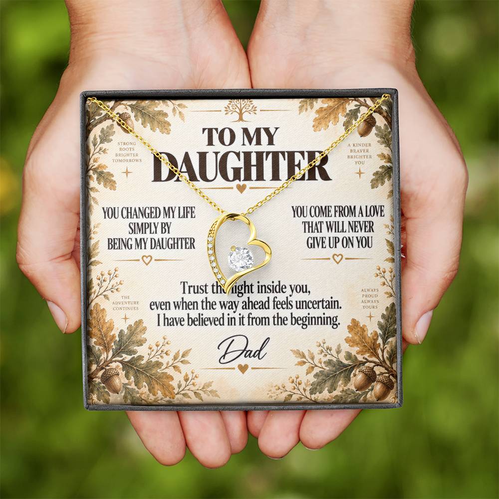 C220 - You Made Me A Better Man Simply By Giving Me The Honor Of Being Your Dad - Forever Love Necklace