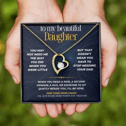 S271 - I’ll Always Be There When You Need A Dad – Forever Love Necklace From Dad