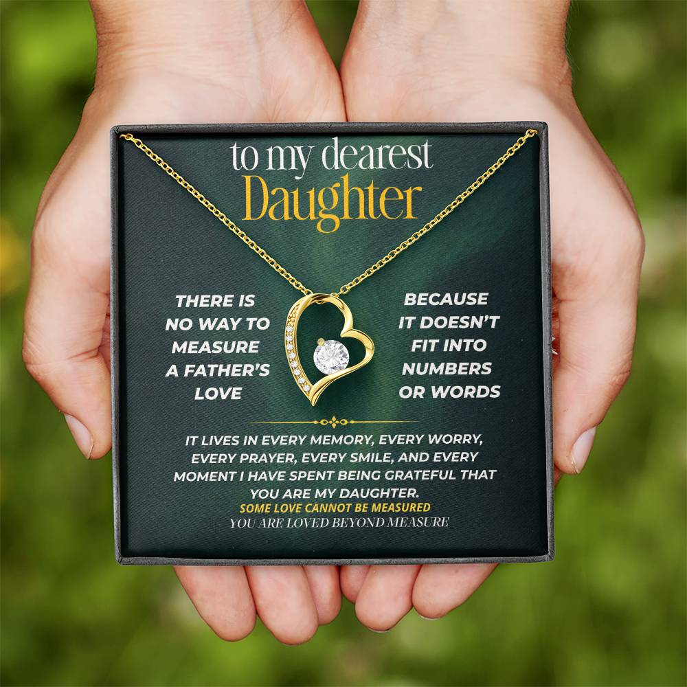 S243 - You Are Loved Beyond Measure – Forever Love Necklace From Dad