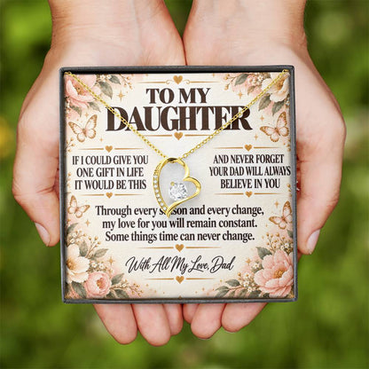 C253 - If I Could Give You One Gift It Would Be To See Yourself Through My Eyes - Forever Love Necklace