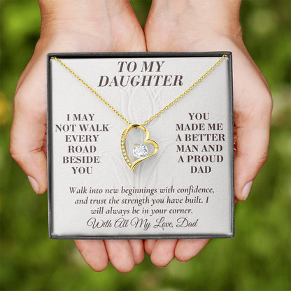 C149 - The Greatest Gift Life Gave Me Was The Chance To Love You As Your Dad - Forever Love Necklace