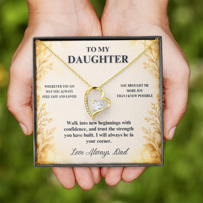 C64 - My Love Will Be Your Quiet Home Wherever Your Journey Takes You - Forever Love Necklace