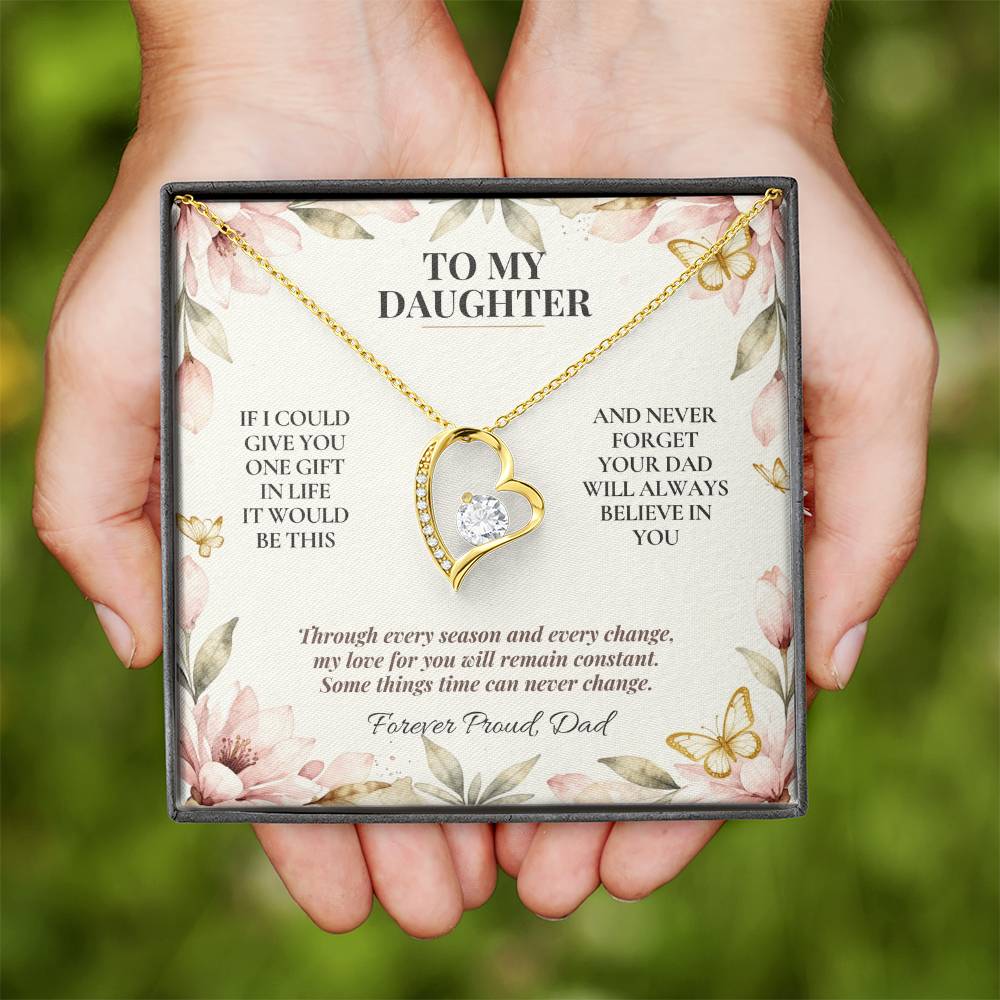 C103 - If I Could Give You One Gift It Would Be To See Yourself Through My Eyes - Forever Love Necklace