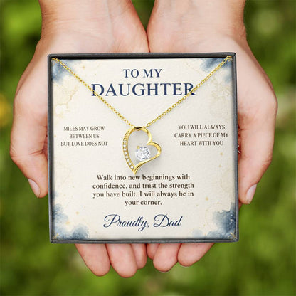 C94 - The Love Between A Father And Daughter Becomes A Legacy That Lives Beyond Every Season - Forever Love Necklace
