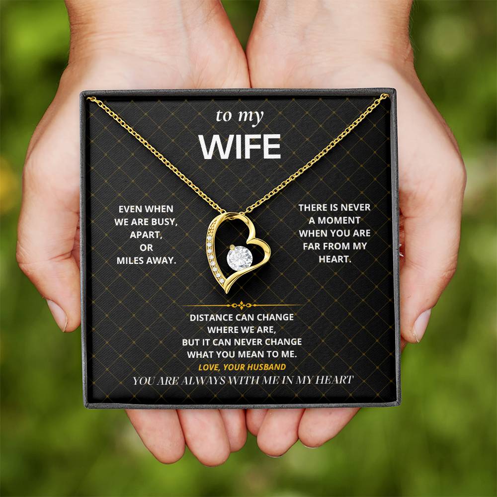 S69 - Always In My Heart – Forever Love Necklace From Husband