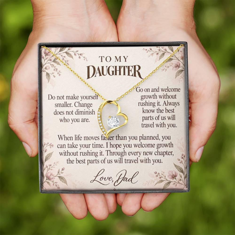 C682 - The Seasons Of Growing Up And A Promise To Carry Into New Chapters - Forever Love Necklace