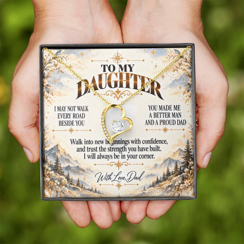 C449 - The Greatest Gift Life Gave Me Was The Chance To Love You As Your Dad - Forever Love Necklace