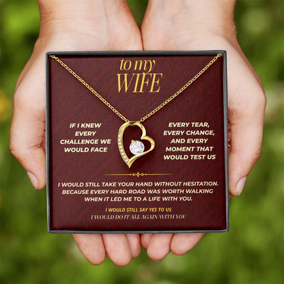 S120 - If I Had To Do It All Again – Forever Love Necklace From Husband