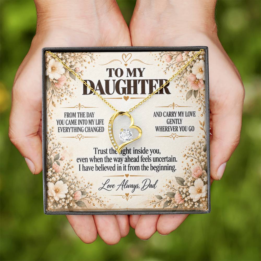 C240 - If You Ever Forget How Special You Are Remember Dad Has Never Forgotten For A Single Day - Forever Love Necklace