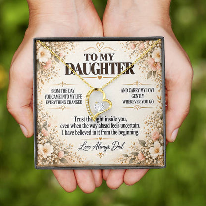C240 - If You Ever Forget How Special You Are Remember Dad Has Never Forgotten For A Single Day - Forever Love Necklace