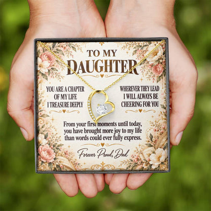 C287 - You Do Not Have To Be Perfect To Make Me Proud You Only Have To Be Yourself - Forever Love Necklace