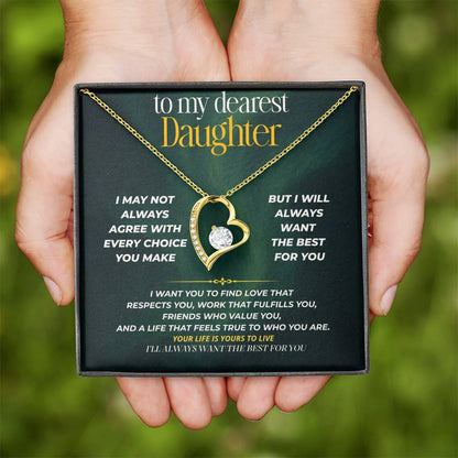 S246 - I’ll Always Want The Best For You – Forever Love Necklace From Dad