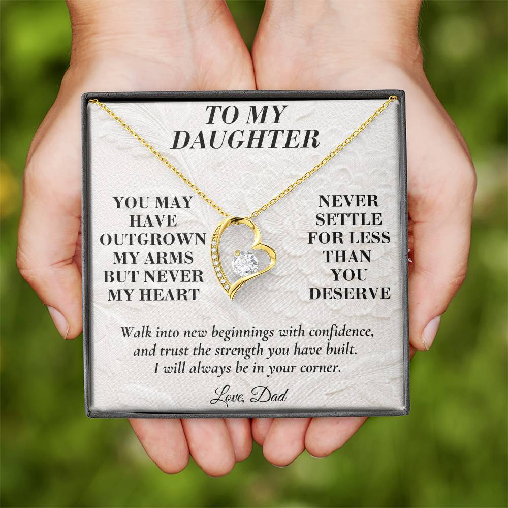 C179 - Your Life Is Yours To Create And I Will Always Be Proud Of The Woman You Become - Forever Love Necklace