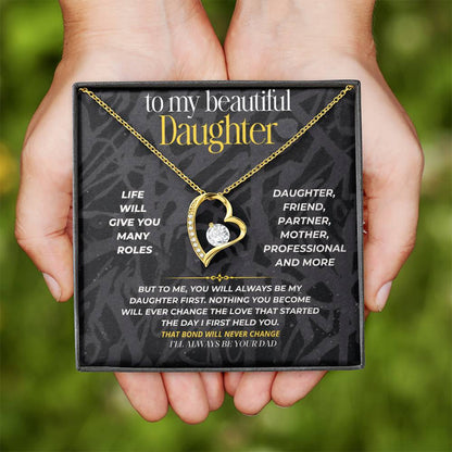 S280 - I’ll Always Be Your Dad Before Anything Else – Forever Love Necklace From Dad