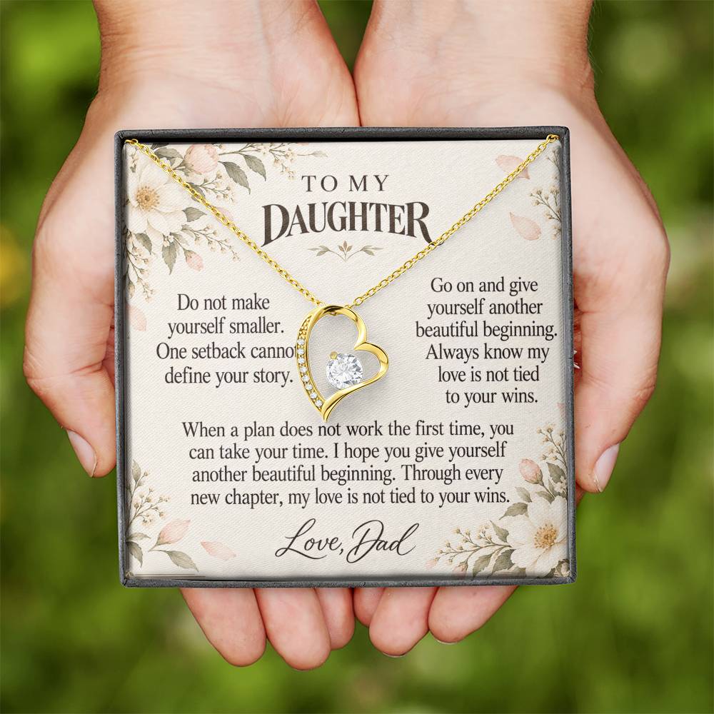 C612 - A Second Chance To Bloom And A Promise To Carry Into New Chapters - Forever Love Necklace