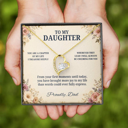 C62 - You Are The Beautiful Chapter Of My Life I Will Always Read With Pride - Forever Love Necklace