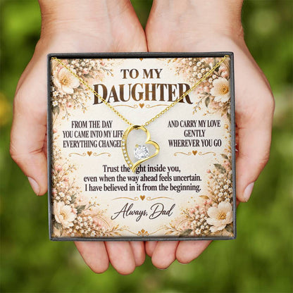 C290 - If You Ever Forget How Special You Are Remember Dad Has Never Forgotten For A Single Day - Forever Love Necklace
