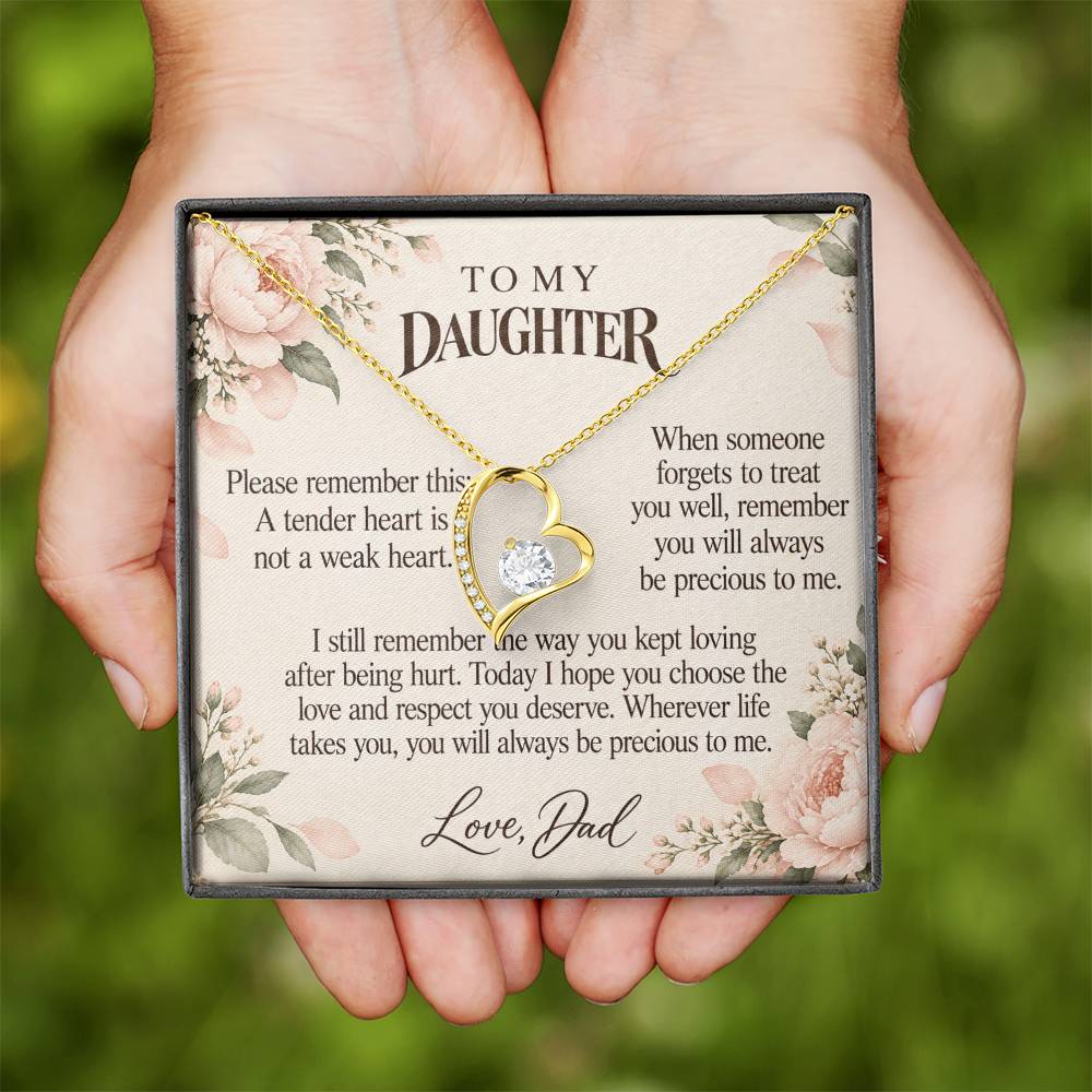 C616 - After The Heartbreak And Quiet Words For Your Hardest Days - Forever Love Necklace