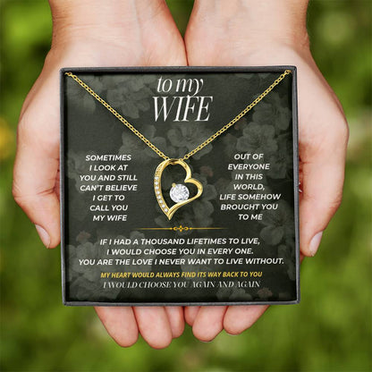 S78 - I Still Get To Call You Mine – Forever Love Necklace From Husband