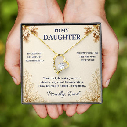 C70 - You Made Me A Better Man Simply By Giving Me The Honor Of Being Your Dad - Forever Love Necklace
