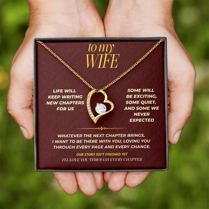 S113 - I’ll Love You In Every Chapter – Forever Love Necklace From Husband