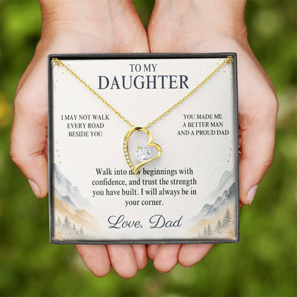 C99 - The Greatest Gift Life Gave Me Was The Chance To Love You As Your Dad - Forever Love Necklace
