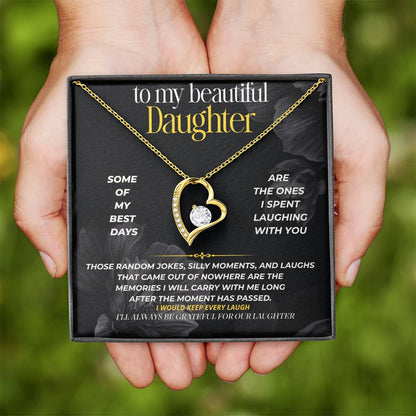 S286 - I’ll Always Be Grateful For Every Laugh We Shared – Forever Love Necklace From Dad
