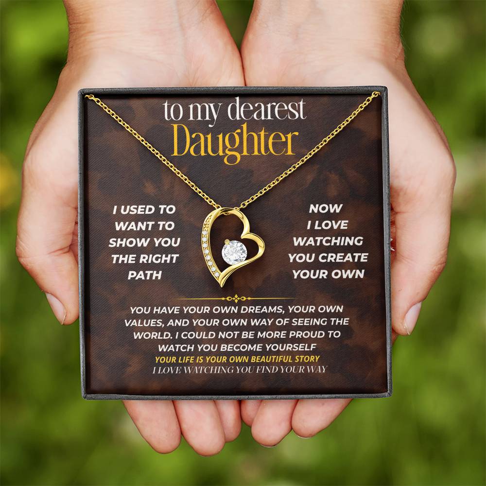 S259 - I Love Watching You Find Your Own Way – Forever Love Necklace From Dad