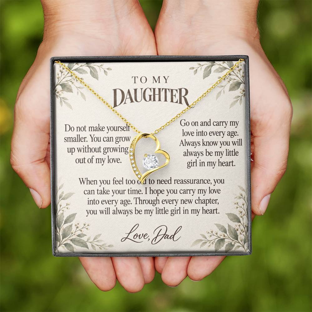 C597 - Home Is In My Heart And A Promise To Carry Into New Chapters - Forever Love Necklace