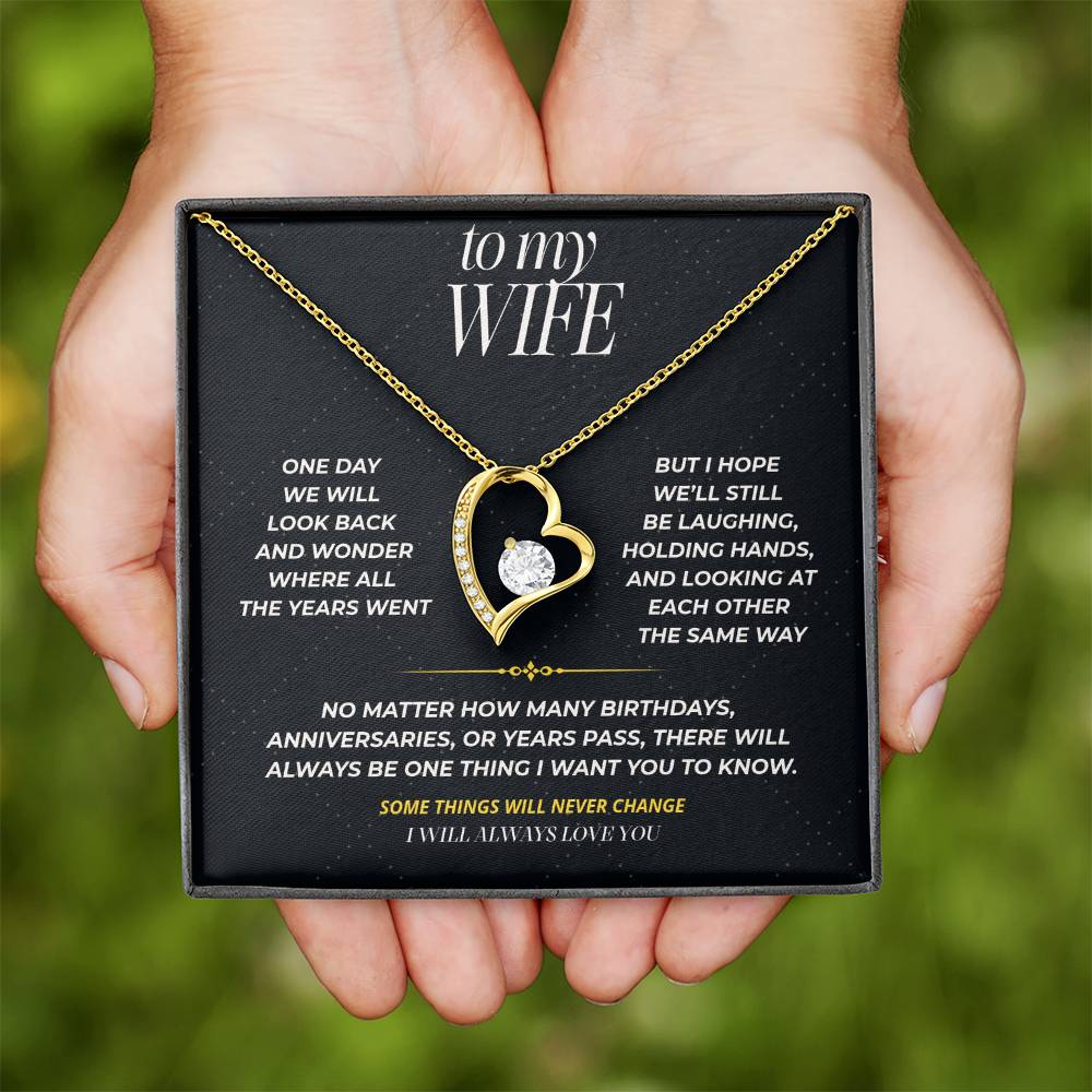 S99 - No Matter How Many Years – Forever Love Necklace From Husband