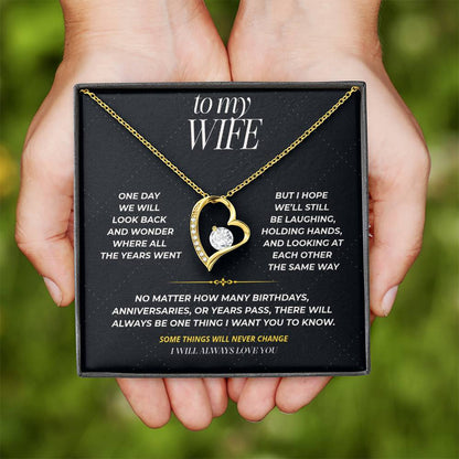 S99 - No Matter How Many Years – Forever Love Necklace From Husband