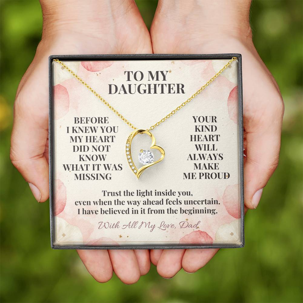 C125 - You Are A Dream I Never Knew My Heart Was Waiting To Love So Deeply - Forever Love Necklace