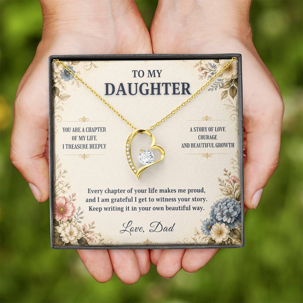 C12 - You Are The Beautiful Chapter Of My Life I Will Always Read With Pride - Forever Love Necklace