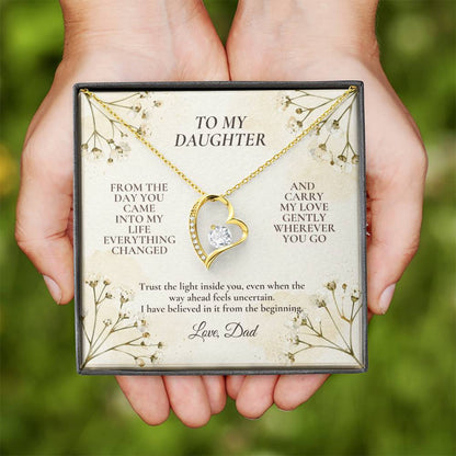 C115 - Never Doubt How Much Joy You Brought Into My Life From The Day You Arrived - Forever Love Necklace