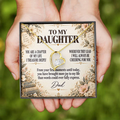 C212 - You Are The Beautiful Chapter Of My Life I Will Always Read With Pride - Forever Love Necklace