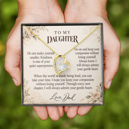 C657 - Your Kindness Changes Rooms And A Promise To Carry Into New Chapters - Forever Love Necklace