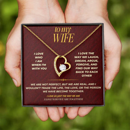 S115 - I Love Who We Are Together – Forever Love Necklace From Husband